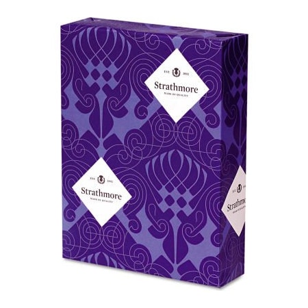 Mohawk/Strathmore Papers Strathmore 1 Pure Cotton Business Stationery, 8-1/2in x 11in, Ultimate White, 500 Sheets/Ream 318003